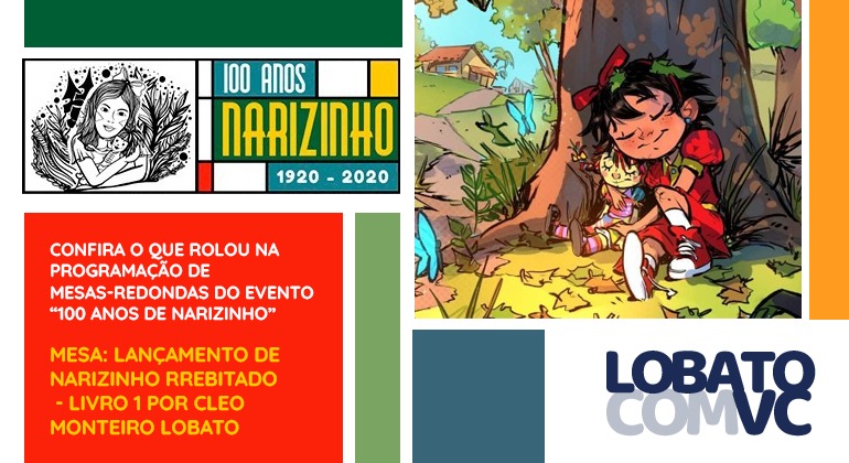 LANÇAMENTO DE NARIZINHO ARREBITADO – LIVRO 1 POR CLEO MONTEIRO LOBATO