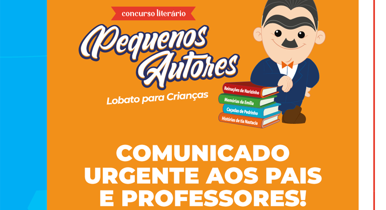 COMUNICADO URGENTE AOS PAIS E PROFESSORES